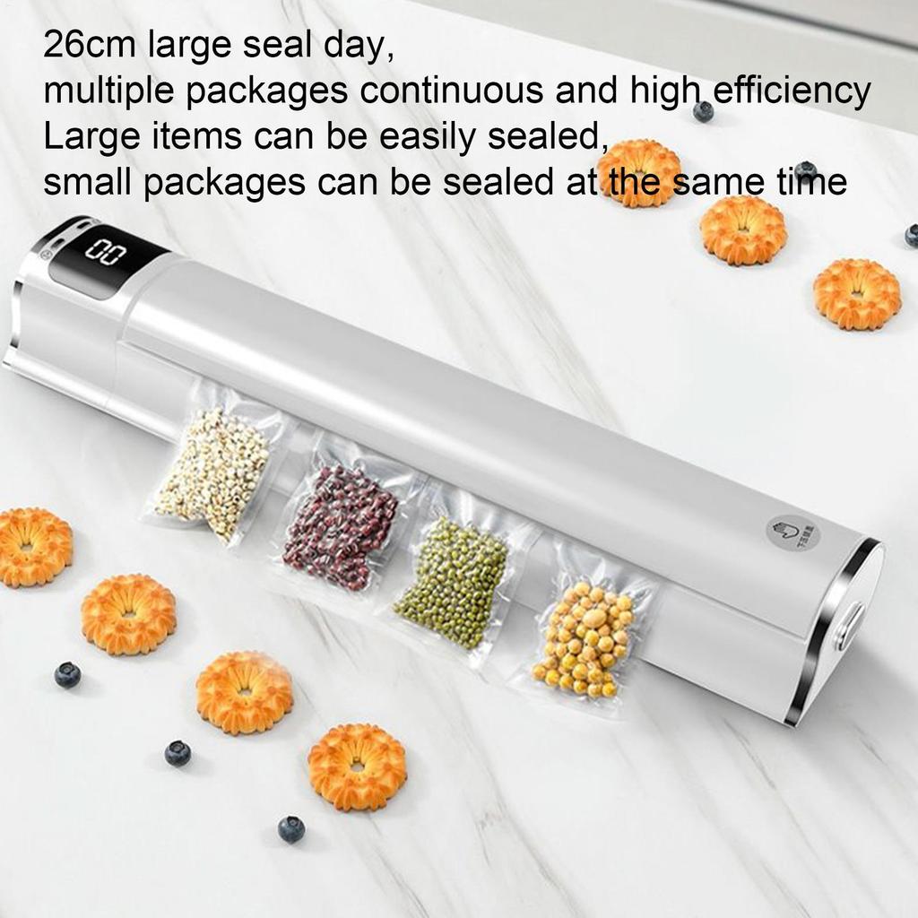 Food Vacuum Sealer Automatic Food Saver Sealer Dried Fruit Preservation System for Meat Automatic Whole Grain greiwe2vn
