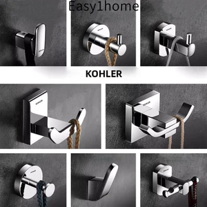 【 KOHLER 】 Móc áo tắm bằng đồng hoàn toàn, móc treo áo cho tủ quần áo, cửa sau khách sạn, phòng khách, gắn tường, không