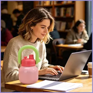 Bình Inox 650ml Đồ Uống Lạnh Nóng Hydration Bình Nước Cách Nhiệt Bằng Thép Không Gỉ Cho Trường Học mueadsyvn
