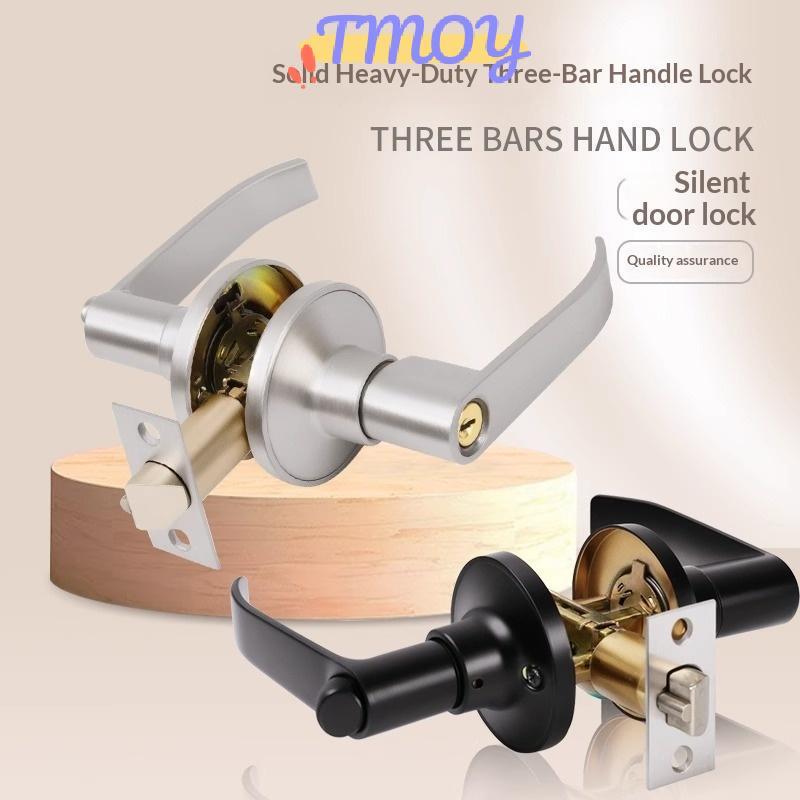 TMOY Tay nắm cửa tròn có khóa Lo Entry Riêng tư cho cửa trượt Cửa trước Phòng ngủ Phòng tắm Thiết kế hạng nặng TMOY