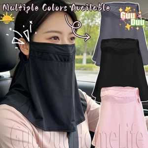 3 / 1 Vỏ treo tai - Bảo vệ cổ - Mặt nạ nửa mặt màu trơn - để đi xe đạp ngoài trời, lái xe - thoáng khí, chống tia cực tím, thoải mái / miễn phí vận chuyển