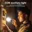 Đèn pin móc khóa LED có thể sạc lại 550LM Đèn pin Mini cầm tay Nhà thơ Đèn lồng lũ lụt Đèn làm việc có nam châm cho trường hợp khẩn cấp mới
