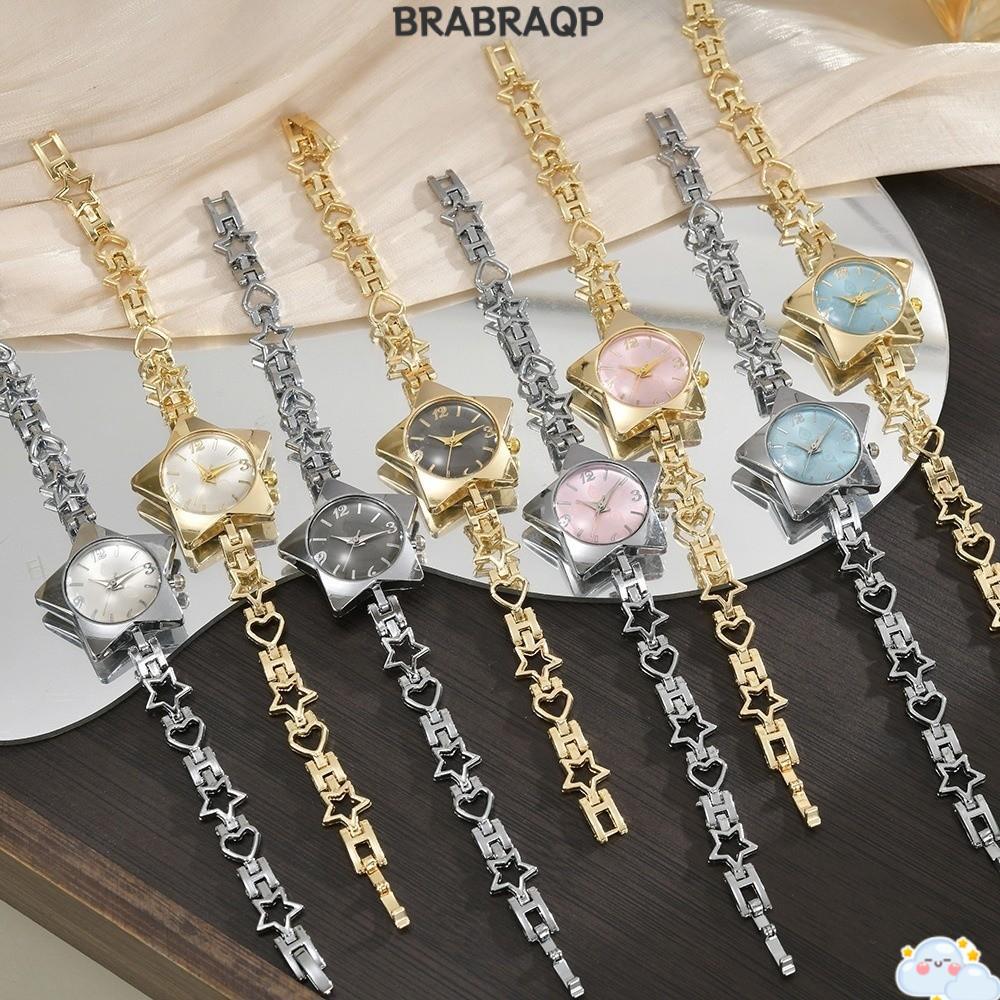 Đồng hồ nữ BRBRAA, Đồng hồ đeo tay nữ có thể điều chỉnh bằng hợp kim, Phong trào thạch anh thanh lịch Đồng hồ đeo tay ngôi sao sang trọng Dịp ngày lễ