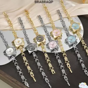 Đồng hồ nữ BRBRAA, Đồng hồ đeo tay nữ có thể điều chỉnh bằng hợp kim, Phong trào thạch anh thanh lịch Đồng hồ đeo tay ngôi sao sang trọng Dịp ngày lễ