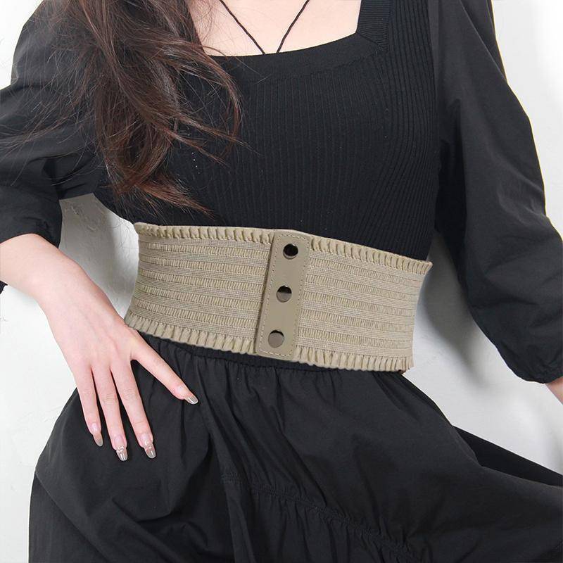 < WHPHous-t > Thắt lưng rộng co giãn dành cho nữ thập niên 1980 Retro Classic Vintage Lấy cảm hứng từ lý tưởng để mặc quần áo mùa xuân mùa hè đẹp