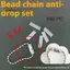 < WHPHous-t > 100 Chiếc Mặt Dây Chuyền Ngọc Trai Chống Mất Mặt Dây Chuyền Hạt Bảo Vệ Trang Sức Thủ Công Chống Rơi An Toàn Nelace Đẹp