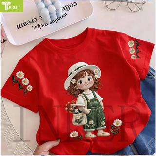 COD✅ (Hồ Chí Minh)Kids T Mall Áo phông tay ngắn In hình hoạt hình Áo Kiểu rộng và ấn tượng Trẻ em thời trang #VN62