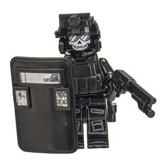 SWAT Quân Đội Khối Xây Dựng Bộ Đồ Chơi ABS Mini Nhân Vật Trẻ Em Chiến Thuật Chơi Mô Hình Hình