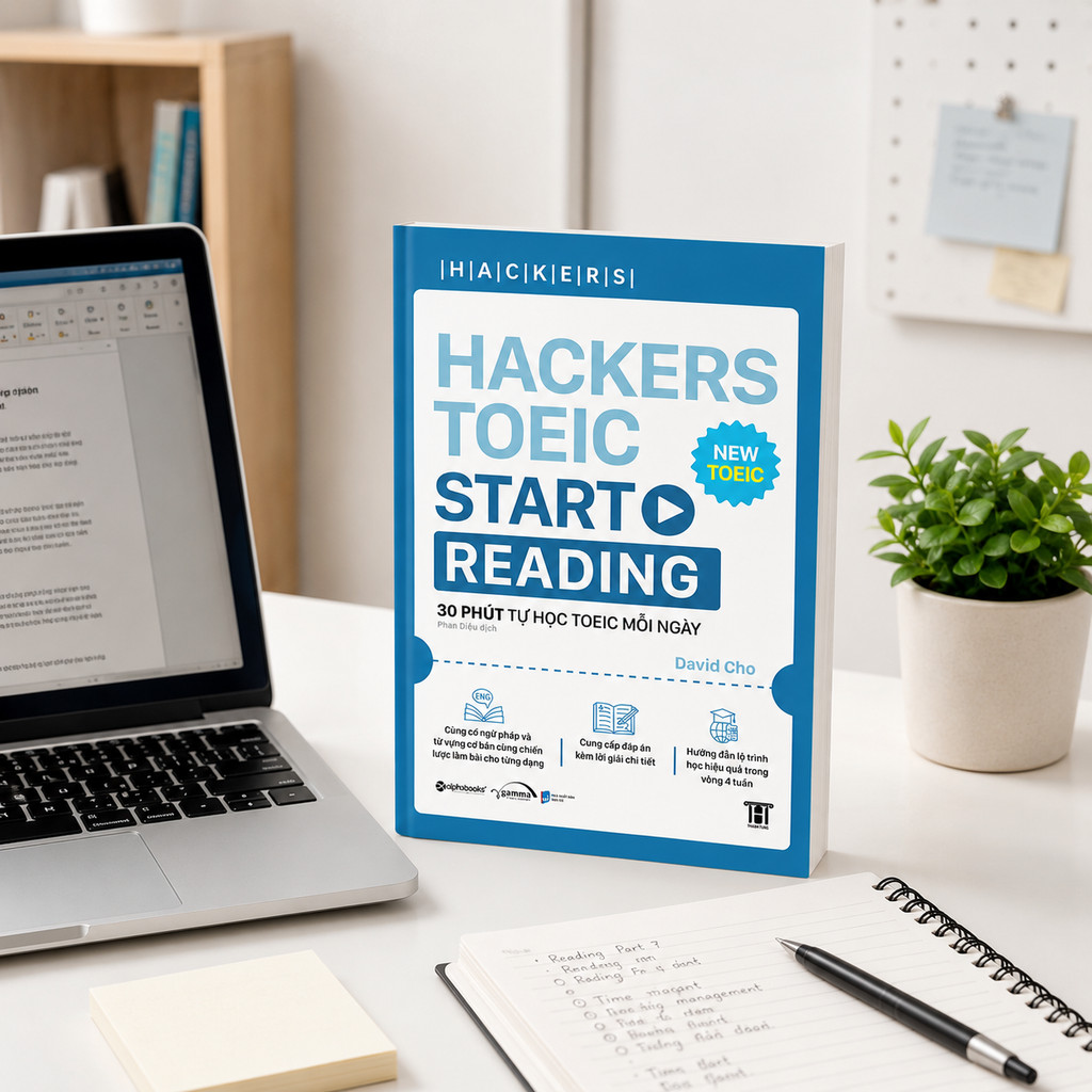 Sách - Hackers Toeic Start Reading - 30 Phút Tự Học TOEIC mỗi ngày (Gamma Books)