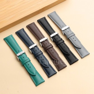 Top Grain Da Thật Chính Hãng Dây Đeo Đồng Hồ 18mm 19mm 20mm 21mm 22mm In Lòng Bàn Tay Da Bò Dây Đeo Đồng Hồ Thay Thế Đa Năng Mềm Vòng Tay Nam Nữ