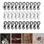 < WHPHous-t > 10 Cái / lốc Móc Khóa Mini Carabiner Tiện Ích Cắm Trại Thiết Bị Sinh Tồn Móc Chụp Leo Núi SF Spring Bapa Gear Đẹp