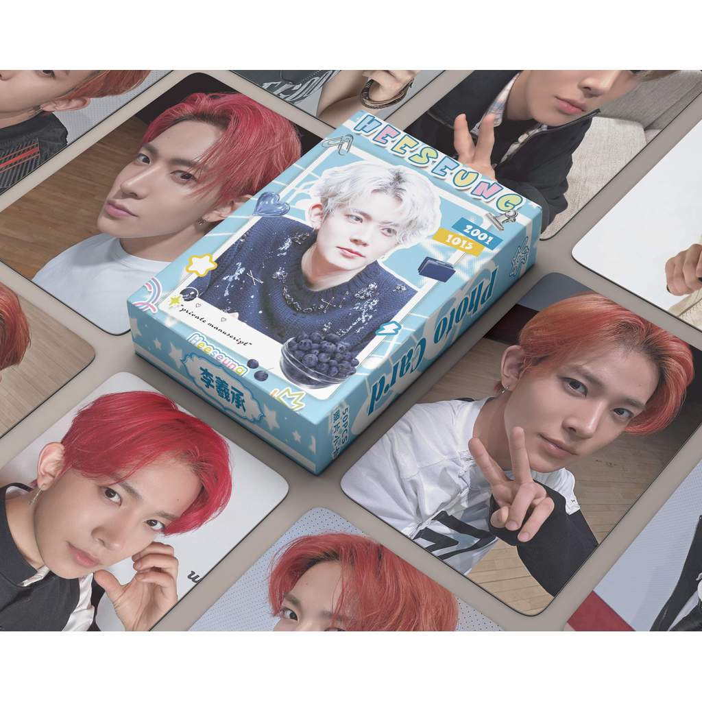 EN HEESEUNG Bưu thiếp ba chiều 2024 GGU GGU GÓI SUNGHOO JAKE JAY JUNGWON NI-KI SUNOO Solo Laser Hologram Lomo Cards Photocards