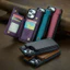 Ví đựng điện thoại cho iPhone 15, 14, 13, 12, 11 Pro Max, 6, 7, 8 Plus, X, XR, XS Max, SE 2020, nắp lật da cao cấp có giá đỡ và giá đỡ thẻ.