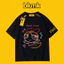 Áo thun 100% cotton cao cấp tay ngắn dáng rộng phong cách Hàn Quốc BKMK Color Line in hình cổ tròn thoải mái