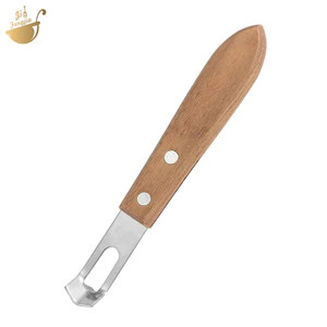 Dụng cụ bào lát phô mai/trái cây inox cán gỗ óc chó, bào chanh, nạo sợi, cạo vụn, mã U9KG
