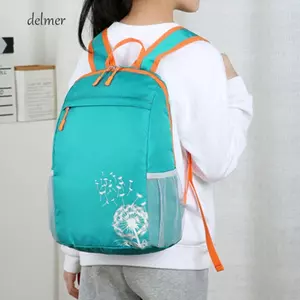 Ba lô có thể gập lại dành cho trẻ em DELMER, Túi đi học dành cho trẻ em bằng Nylon, Túi sách trẻ em nhẹ thoáng khí độc đáo ngoài trời