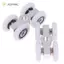 JCSYFAC 1 Cặp Con Lăn Cửa Trượt 4 Bánh Xe Treo Nhà Cửa Phụ Kiện Phần Cứng Mới