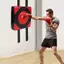 Miếng đệm da đục lỗ tường có thể điều chỉnh Boxing Target Bloing Túi cát huấn luyện Taekwondo treo tường Phòng dụng cụ chiến đấu Sử dụng tại nhà mới