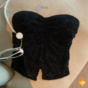 Nữ Ren Gợi Cảm Cắt Dây Đeo Có Đệm Ngực Mùa Hè Sang Trọng Đảng Club Tops Mới