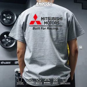 Hàng sẵn có Thái độ JDM Nhật Bản sửa đổi xe Mitsubishi EcoSport EVO Rally Áo thun cổ tròn mềm mại Unisex Bán chạy