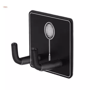 Shas Treo Tường Vợt Giá Treo Kim Loại Móc Tennis Vợt Giá Đỡ Màn Hình Dọc Cho Nhà Để Xe Phòng Tập Gym Tập Luyện