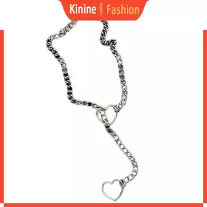 KIN Trái Tim Độc Đáo Mặt Dây Chuyền Vòng Cổ Hình Học Xương Đòn Dây Chuyền Trang Sức Cưới