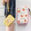 Túi đựng đồ du lịch di động màu cam dễ thương Hộp đựng cáp Tiện ích sắp xếp Điện tử chống nước