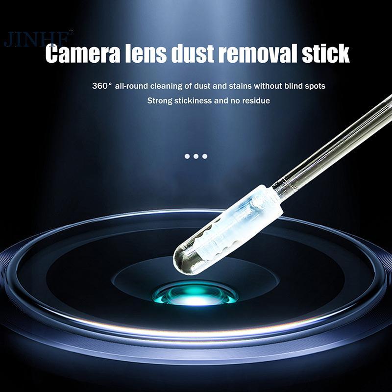 JINHF 24 Chiếc Nhựa Tổng Hợp Dính Camera Di Động Ống Kính Bụi Loại Bỏ Vân Tay Cho Điện Thoại Camera Ống Kính Dụng Cụ Làm Sạch HOT