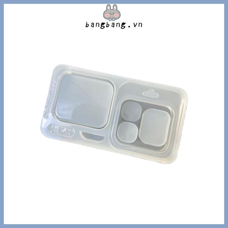 Bảng Khuôn Silicone 3 Lỗ từ Nhựa, Phù Hợp cho Thủ Công