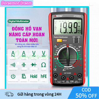 【COD】Máy kiểm tra điện và bóng bán dẫn kỹ thuật số, đo chính xác điện áp AC/DC - Công cụ cần thiết cho kỹ thuật viên