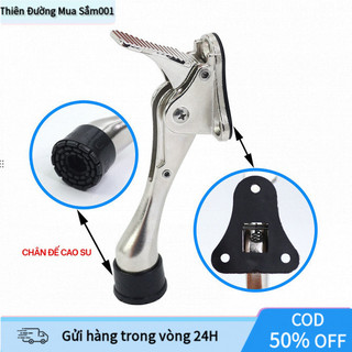 【COD】Sản phẩm chặn cửa đa chức năng, kết hợp thiết kế móng ngựa và lẫy gạt để bảo vệ cửa khỏi va đập và gió.
