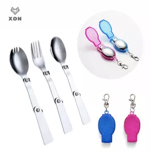 Muỗng và nĩa bằng thép không gỉ 304, bộ đồ dùngpicnic tiện lợi
