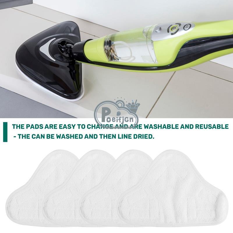 Mới 4 Miếng Lót Thay Thế Cho H2O X5 Hơi Nước Lau Nhà Sàn Có Thể Giặt Miếng Lót Microfibre