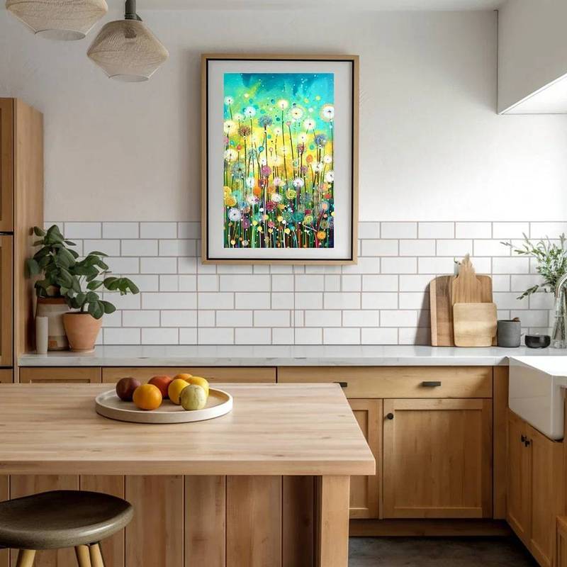 Tranh canvas nghệ thuật hoa bán chạy nhất để trang trí lối vào nhà hàng và phòng khách