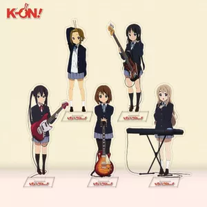 K-ON! Bộ Đế Acrylic Anime – Yui, Mio, Ritsu, Azusa, Tsumugi Nhân Vật, Trang Trí Bàn Làm Việc 9cm & Quà Tặng