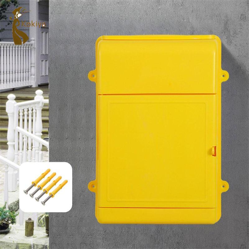 Hộp thư treo tường đa năng 13,5x10x2,7 inch, lắp đặt đơn giản, sắp xếp cho văn phòng tại nhà