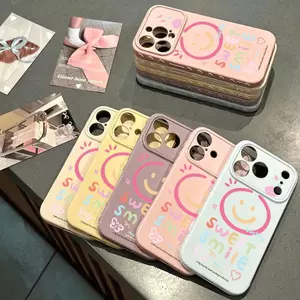 Mặt cười Đối với iPhone 1715 Case 16P Mới 1413 Soft Case 12xs Dễ thương