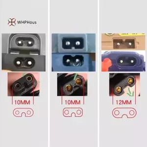 < WHPHous-t > 1Pc EU Cắm Đèn Pin Glare Phụ Kiện Cáp Sạc Lỗ Đôi 220V 110V Sạc Trực Tiếp Đèn Pin Sạc Dây Nguồn Đẹp