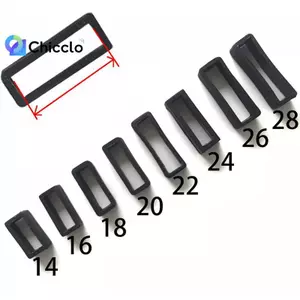 7 Kích Cỡ Bla Silicone Dây Đeo Đồng Hồ Giữ Vòng Vòng Cao Su Bule Vòng 14-26 Mm Giữ Giá Đỡ Dây Đeo Đồng Hồ Phụ Kiện Đẹp