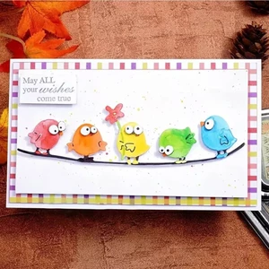 5 Chim Động Vật Kim Loại Thép Carbon Cắt Khuôn DIY Vải Album Ảnh Thiệp Chúc Mừng Cắt Chết Giấy Thủ Công Sổ Lưu Niệm Dập Nổi Khắc Bản Mẫu