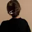 PNPIA- Kẹp an toàn lớn Kẹp tóc kim loại Móng vuốt tóc sáng tạo Barrette dành cho nữ Thi Tóc giữ an toàn cho công việc và sự kiện