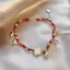PNPIA- Vòng Tay Dệt Phong Cách Trung Hoa 1 Chiếc Chuông Dây Đỏ Hoa Sen Luy Handmade Quà Tặng Cho Nữ Phong Cách Lễ Hội Trang Sức