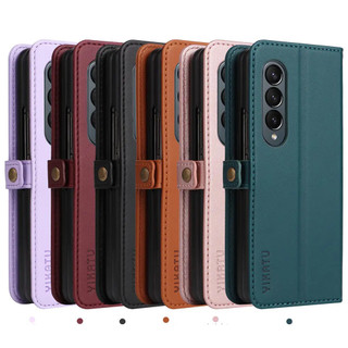 Ốp Điện Thoại Da, Dành Cho Samsung Galaxy Z Fold 3 4 5 6 7 5G, Ốp Ví, Có Khe Cắm Thẻ, Ốp Lưng Túi Điện Thoại