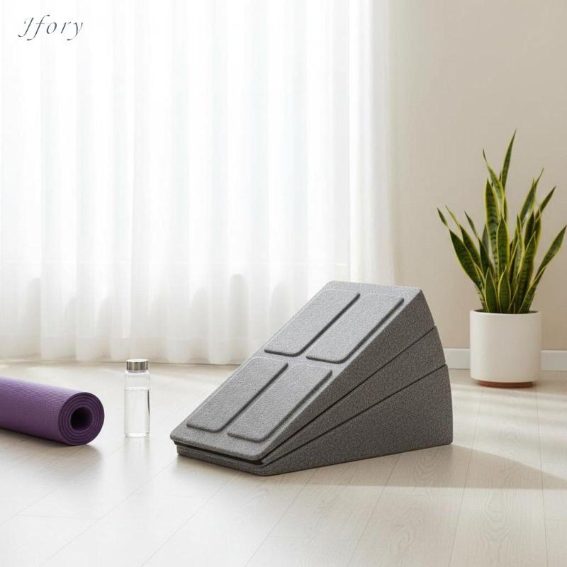 Jfory EPP Bàn chân Yoga có thể điều chỉnh Bài tập chống trượt Bảng nghiêng nêm cho phòng tập thể dục tại nhà Trị liệu và phục hồi vật lý