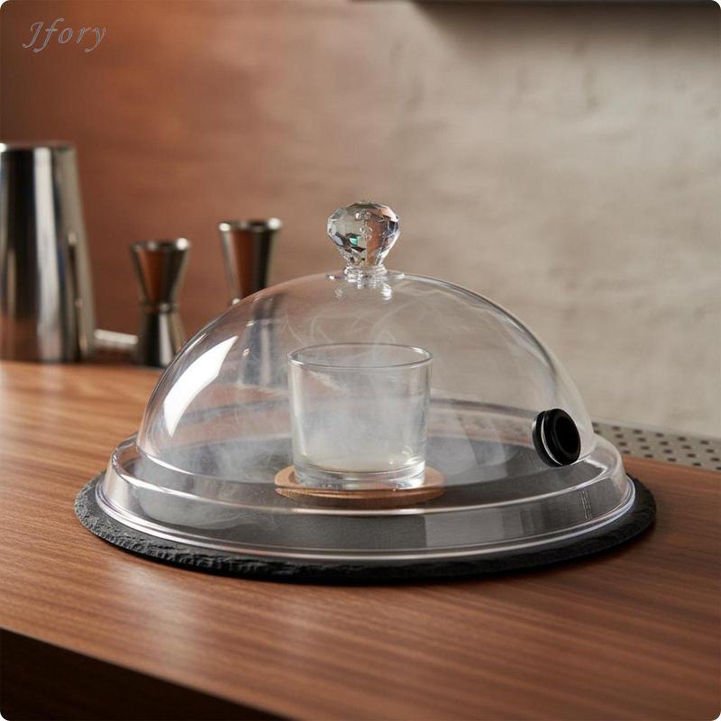 Jfory Vỏ khói Cocktail hiệu quả cao Phụ kiện hút thuốc vòm ẩm thực cho nhà hàng quán Bar Nhà bếp