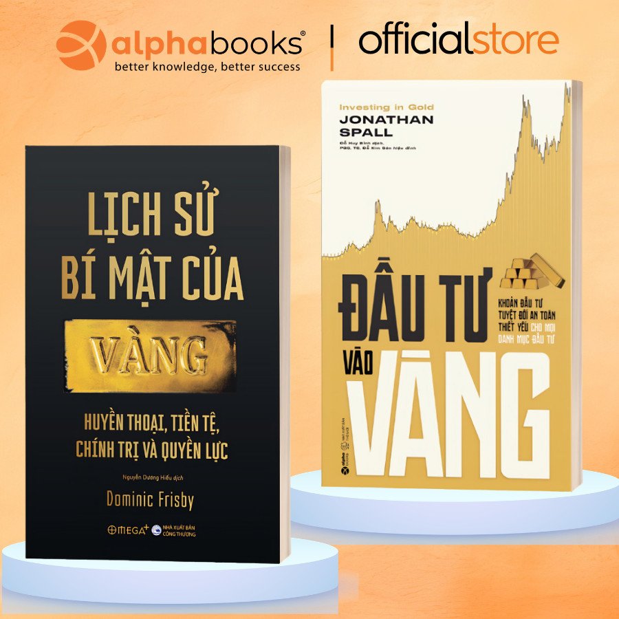Sách - Lẻ/Combo: Lịch Sử Bí Mật Của Vàng + Đầu Tư Vào Vàng