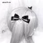 BORAGETE 1 / 2 Kẹp Tóc Gothic, Mặt Dây Chuyền Trái Tim Y2k Phong Cách Nơ Kẹp Tóc, Kawaii Dễ Thương Ngọt Ngào Nhật Bản lolita lolita Phụ Kiện Tóc Cosplay