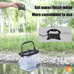 Buet Câu Cá Trong Suốt Ngoài Trời Có Thể Gập Lại Và Di Động Lưới Cá Sống Buet EVA Có Dây Nước Buet Bảo Vệ Cá Buet Mới