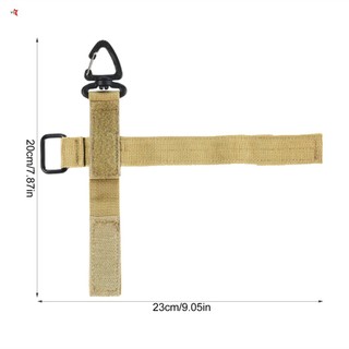 Kẹp Găng Tay Ngoài Trời Leo Núi Chống Mất Móc Với Chất Liệu Nylon Bền Để Đi Bộ Đường Dài Cắm Trại