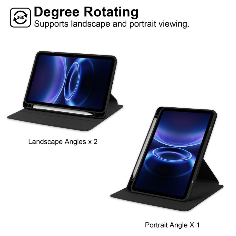 Ốp lưng Redmi Pad 2 9.7 inch Mới 2026 720° Ốp lưng Acrylic xoay có khe cắm bút cho Xiaomi Redmi Pad 2 9.7 "Giá đỡ máy tính bảng bảo vệ từ tính